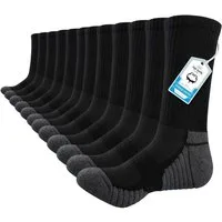 TANSTC Sportsocken Wandersocken Trekkingsocken 6 Paar Damen & Herren Outdoor Socken (Set, 6 Paar Socken im Set) Atmungsaktiv, elastisch, bequem, strapazierfähig, formstabil