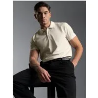 Trigema Poloshirt TRIGEMA Slim Fit Poloshirt aus DELUXE-Piqué (1-tlg)