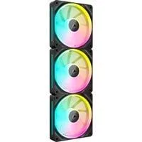 iCUE LINK LX120 RGB, Gehäuselüfter schwarz, 3er Pack, 120 mm