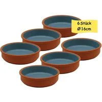 steinwohn Tapas-Schale Keramik Set Ø16 & Ø20 cm – 5 Farben, Mediterran, Spülmaschinengeeignet, Ofenfest, Mikrowellengeeignet