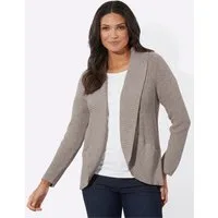Sieh an! Strickjacke Strickjacke Langarm