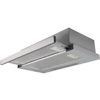 PKM Flachschirmhaube KHU-60EB 60cm Dunstabzugshaube ausziehbar Edelstahlblende Serie KHU-60EB KHU-60EB 60cm Dunstabzugshaube ausziehbar Edelstahlblende, Platzsparende Einbau Abzugshaube mit herausnehmbaren Fettfiltern
