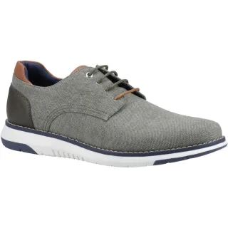 Hush Puppies Bruce Canvas Herren Khaki Schnürschuhe