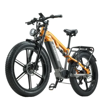 [EU DIRECT] RANDRIDE YX80M-2 48V 20Ah 2*1000W Recommended Top Speed 25KM/H 26*4.0 Inch Electric Bike 40-90KM Max Range M