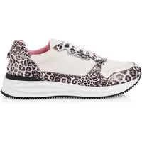Marc Cain Sports Mon Cherry Keilsneaker Halbschuuh, Schnürschuh mit hochgezogener Sohle vorne