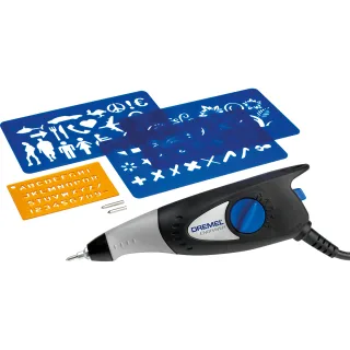 DREMEL Gravierer 290-3 Hobby (35 W) mit 3 Zubehöre, 4 Designschablonen - F0130290JJ