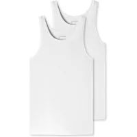 Schiesser Unterhemd 95/5 Organic Cotton (Doppelpack) Single-Jersey-Qualität