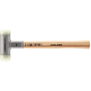 HALDER SUPERCRAFT - Schonhammer rückschlagfrei mit Hickorystiel mit Hickorystiel, Nylon - 3366.240