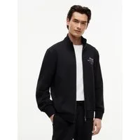 Tommy Hilfiger Sweatjacke SCRIPT STACK FZ STAND COLLAR