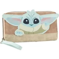 Cerda Brieftasche Star Wars Mandalorian Grogu Kunstleder 19x10x3 cm
