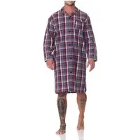 Normann Pyjama Normann Herren langarm Nachthemd gewebt - auch in Übergröße