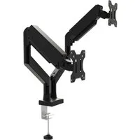 GTPLAYER Monitor-Halterung monitor arm monitorhalter für 13 bis 32 Zoll Bildschirme, Hält 2~10 kg, (Höhenverstellbare mit Neigungen, Schwenken, Dreht, VESA 75 & 100 mm)