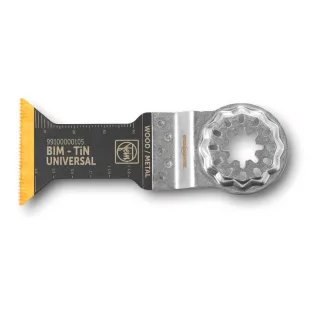 Fein E-Cut Universal-Sägeblatt mit Titanbeschichtung, Länge 55 mm, Breite 44 mm - 5 Stück - 99100000107