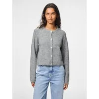 pieces Strickjacke PCSILLY LS O-NECK KNIT CARDIGAN NOOS BC Materialmix, regular fit