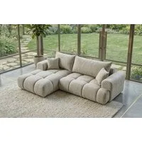 B&B Home Big-Sofa Sofa Vitton II mit Schlaffunktion L-Form mit Bettkasten, L-Form Couch rechts oder links