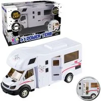 Happy People Spielzeug-Auto Die Cast Motorhome Wohnmobil weiß 17cm
