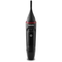 BEURER Nasen- und Ohrhaartrimmer MN3X, Präzisionstrimmer für Augenbrauen, Nasen- sowie Ohrhaare, Mit 2 Aufsätzen und extra Kammaufsatz mit 3 und 6 mm