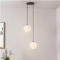 HOME DELUXE Deckenleuchte Hängeleuchte, Kugelförmige Lampenschirme, Pendelleuchte, Galerieleuchte