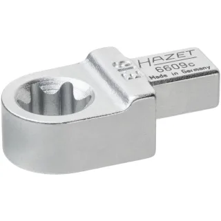 HAZET Einsteck TORX Ringschlüssel Einsteck-Vierkant 9 x 12 mm - 6609C-E16