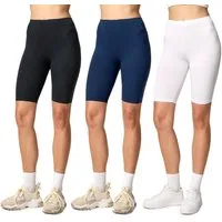 Merry Style Leggings Damen Kurze Hose aus Viskose MS10-145 (1-tlg) elastischer Bund