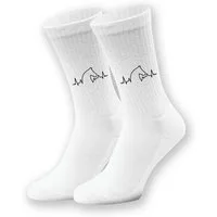 Youth Designz Tennissocken Unisex Socken "Heartbeat Pferd" Aufdruck lustig Geschenk Statement mit verstärkter Verse und Zehenbereich