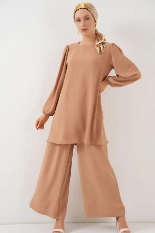 Tunika & Weite Hosen Zweiteiliges Coord-Set