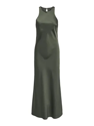 ONLY - ONLMIKA VIS SATIN SLIP LONG DRESS WVN - Gr. - S