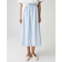 OPUS Midirock Ronna flow aus Webware Nahttaschen in der Seite, leichte Transparenz, leichter Stoff, Casual