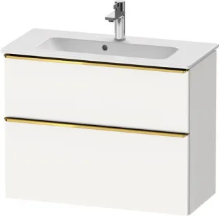 Duravit D-Neo Waschtischunterbau wandhängend Weiß Matt 810x372x625 mm - DE4369034180000 DE4369034180000