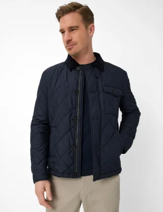 Brax Herren Steppweste Style BOB navy, dunkelblau, Gr. XXL