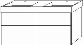 Sanipa Waschtischunterbau mit Auszügen 3way BP9881V