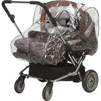 Playshoes Kinderwagen-Regenschutzhülle Universal-Regen-Verdeck für Zwillingswagen