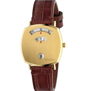 Gucci YA157405 GRIP Gold Unisex-Uhr