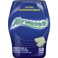 Airwaves Süßigkeit, Airwaves Menthol und Eucalyptus zuckerfreier Kaugummi 50er Dose