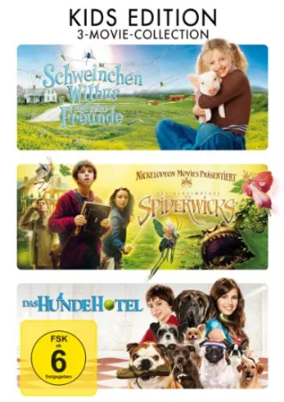Schweinchen Wilbur und seine Freunde / Die Geheimnisse der Spiderwicks / Das Hundehotel [Kids Edition] [3 DVDs]
