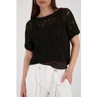 Monari Ajourpullover Pullover Ajour Regular fit mit Ajour-Strick