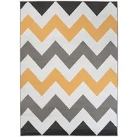 Mazovia Designteppich Modern Teppich Kurzflor Wohnzimmerteppich Robust und pflegeleicht GRAU, 80 x 150 cm, Fußbodenheizung, Allergiker geeignet, Farbecht, Pflegeleicht