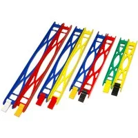 Anplast Angelschnurwickler 10 Montageaufwickler 12 - 24cm Angelschnur Vorfachaufwickler Leiter,(Spar-Set), stabil