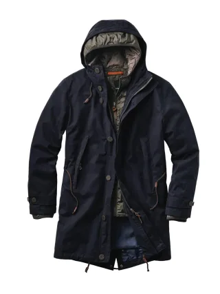 Mey & Edlich Herren Ganzjahres-Parka Grün Außenjacke Obermaterial: 53 % Polyester, 33 % Baumwolle, 14 % Polyamid