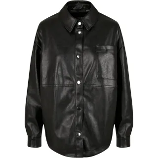 Urban Classics - Hemdjacke für Damen (Schwarz)