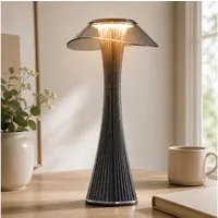 Nettlife LED Nachttischlampe Dimmbar Modern USB mit 3 Helligkeitsstufen Tischleuchte Tischlampe, Dimmbar, LED fest integriert, Naturweiß, Kaltweiß, Warmweiß, für Schlafzimmer, Büro, Wohnzimmer, Arbeitszimmer