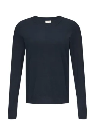 s.Oliver Red Label - Strickpullover mit Rundhalsausschnitt blau - Gr. - 34