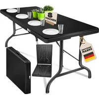 KESSER Tabletttisch, Buffettisch Tisch klappbar Kunststoff 183/220x76 cm Campingtisch