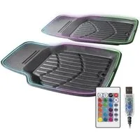 CarComfort Auto-Fußmatten LED Automatte Glow (3 St)