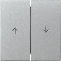 Wippe zweifach mit Pfeilsymbol aluminium, Retail