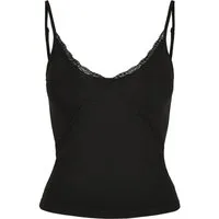 URBAN CLASSICS Tanktop Urban Classics Damen Ladies Lace 90´s Top (1-tlg)