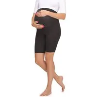 Merry Style Umstandsleggings Damen Kurze Umstandsleggings aus Viskose MS10-299 (1-tlg) elastischer Bund
