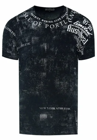 T-Shirt Verwaschen mit Prints