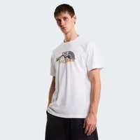The North Face T-Shirt M MOUNTAIN LINE REGULAR SHORT SLEEVE TEE normale Passform, Kurzarm, für sportliche Aktivitäten und Outdoor