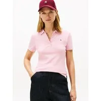 Tommy Hilfiger Poloshirt 1985 Slim Fit Pique Premium mit Logostickerei, mit Seitenschlitzen